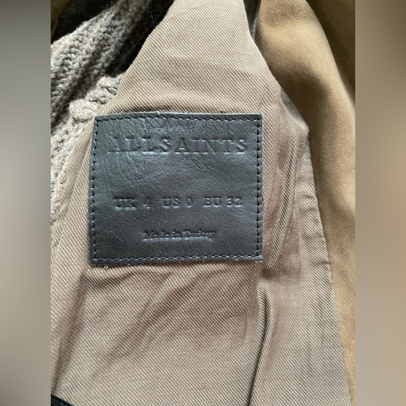 Allsaints Denelle Biker Jacket Size XS - Picture 13 of 16